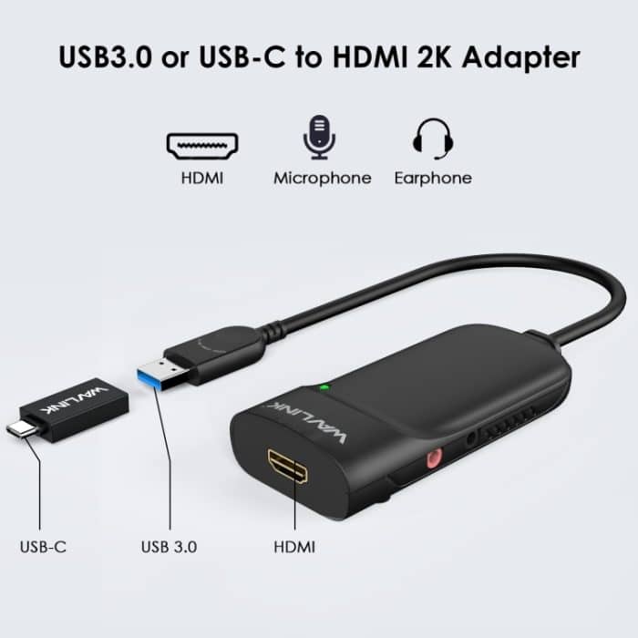 WAVLINK UG3501H Super Speed ​​USB 3.0 auf HDMI/Multi-Monitor Video-Grafik-Adapter – Bild 3