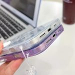 TPU-Telefonhülle mit Schmetterlings-Armband und Beschichtungstextur und Glitzerlinsenfolie, For iPhone 14, For iPhone 14 Pro, For iPhone 14 Pro Max, For iPhone 13 Pro Max – Bild 7