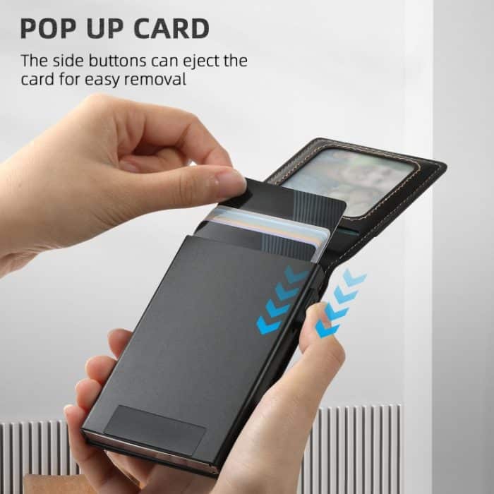 Suteni H19 Ölwachs 2-in-1 MagSafe Abnehmbare Kartenbox Rückseite Handyhülle, For iPhone 14 Pro Max, For iPhone 13 Pro Max, For iPhone 13 Pro, For iPhone 13, For iPhone 12, For iPhone 12 Pro Max, For iPhone 12 Pro – Bild 3