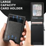 Suteni H19 Ölwachs 2-in-1 MagSafe Abnehmbare Kartenbox Rückseite Handyhülle, For iPhone 14 Pro Max, For iPhone 13 Pro Max, For iPhone 13 Pro, For iPhone 13, For iPhone 12, For iPhone 12 Pro Max, For iPhone 12 Pro – Bild 4