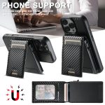 Suteni H19 Carbon Fiber Grain 2-in-1 MagSafe Abnehmbare Kartenbox Rückseite Handyhülle, For iPhone 16 Pro Max, For iPhone 16 Pro, For iPhone 16 Plus, For iPhone 16, For iPhone 15 Pro Max, For iPhone 15 Pro, For iPhone 15 Plus, For iPhone 15... – Bild 2