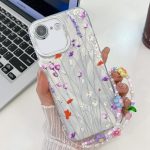 Galvanisiertes TPU-Handygehäuse mit Blumenstruktur, For iPhone 16e, For iPhone 16 Pro Max, For iPhone 16 Pro, For iPhone 16 Plus