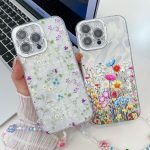 Galvanisiertes TPU-Handygehäuse mit Blumenstruktur, For iPhone 16e, For iPhone 16 Pro Max, For iPhone 16 Pro, For iPhone 16 Plus – Bild 2
