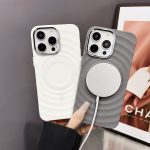 Wave MagSafe TPU-Telefonhülle mit silbernem Linsenrahmen, For iPhone 13 Pro, For iPhone 13, For iPhone 12, For iPhone 12 Pro Max – Bild 4