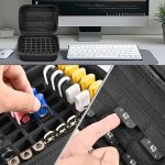 USB-Flash-Laufwerke Kartenbox Elektronische Ersatzteile Aufbewahrungstasche – Bild 5