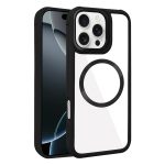 Überzogene CD-Textur MagSafe Acryl Hybrid TPU Telefonhülle, For iPhone 16 Pro Max, For iPhone 16 Pro, For iPhone 16 Plus, For iPhone 16