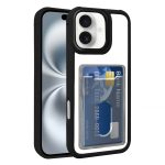 Galvanisierte Kartentasche, Acryl-Hybrid-TPU-Telefonhülle, For iPhone 16, For iPhone 15 Pro Max, For iPhone 15 Plus