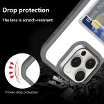Galvanisierte Kartentasche, Acryl-Hybrid-TPU-Telefonhülle, For iPhone 16, For iPhone 15 Pro Max, For iPhone 15 Plus – Bild 7