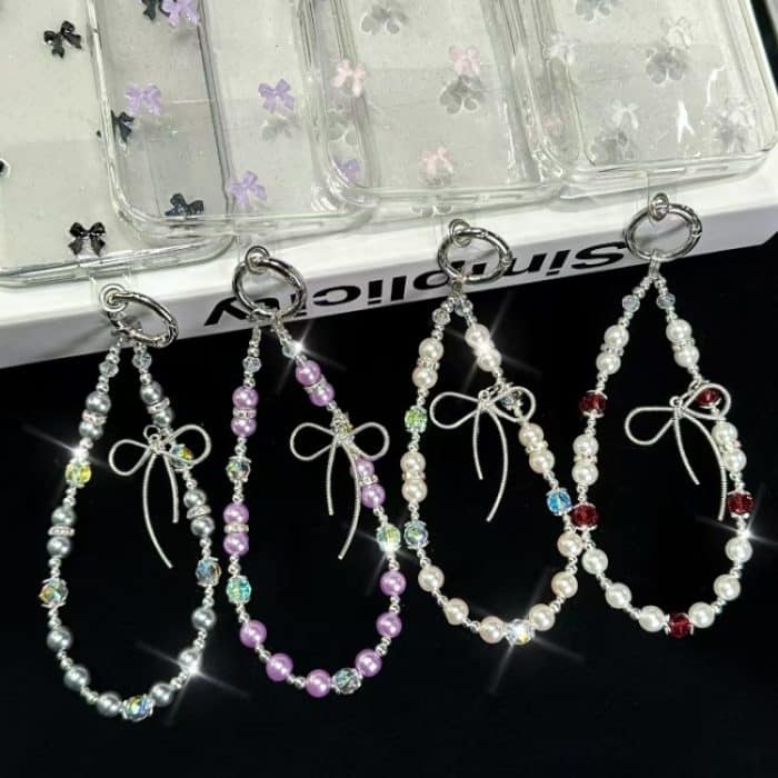 Little Fresh TPU-Handyhülle mit Schleife und Kette, For iPhone 15 Plus, For iPhone 15, For iPhone 14 Plus, For iPhone 14, For iPhone 14 Pro, For iPhone 14 Pro Max – Bild 3