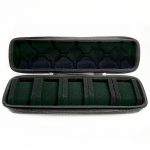 Tragbare Aufbewahrungsbox mit Reißverschluss für 5 Uhrenpositionen, Hartschalenetui – Bild 3