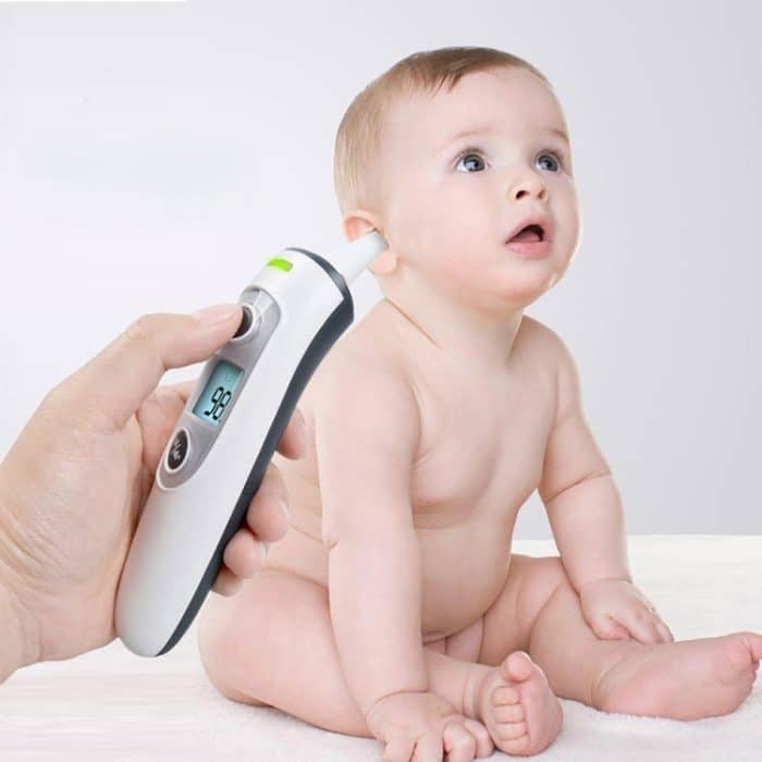 RZ8810 Thermometer Körperthermometer Ohr-LED-Anzeige Digitales elektronisches IR-Thermometer Baby Fever Infrarot Bady Thermometer – Bild 1