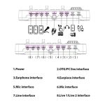 V80 Für Handy Computer Tragbare Live-Streaming Karaoke Soundkarte Mixer – Bild 4