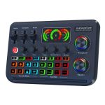 F996 Max Live-Streaming/Gaming/Gesang Audio-Mixer USB-Mikrofon-Soundkarte