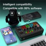 F996 Max Live-Streaming/Gaming/Gesang Audio-Mixer USB-Mikrofon-Soundkarte – Bild 8