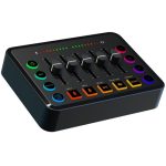 F9 48V Live-Streaming-Soundkarte Audiomixer Power Voice Changer mit RGB-Licht