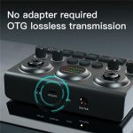 F10 48V Live-Streaming Soundkarte Audio-Mixer Phantomspeisung Mixer – Bild 6