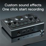 F10 48V Live-Streaming Soundkarte Audio-Mixer Phantomspeisung Mixer – Bild 7