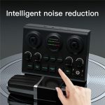 F10 48V Live-Streaming Soundkarte Audio-Mixer Phantomspeisung Mixer – Bild 8