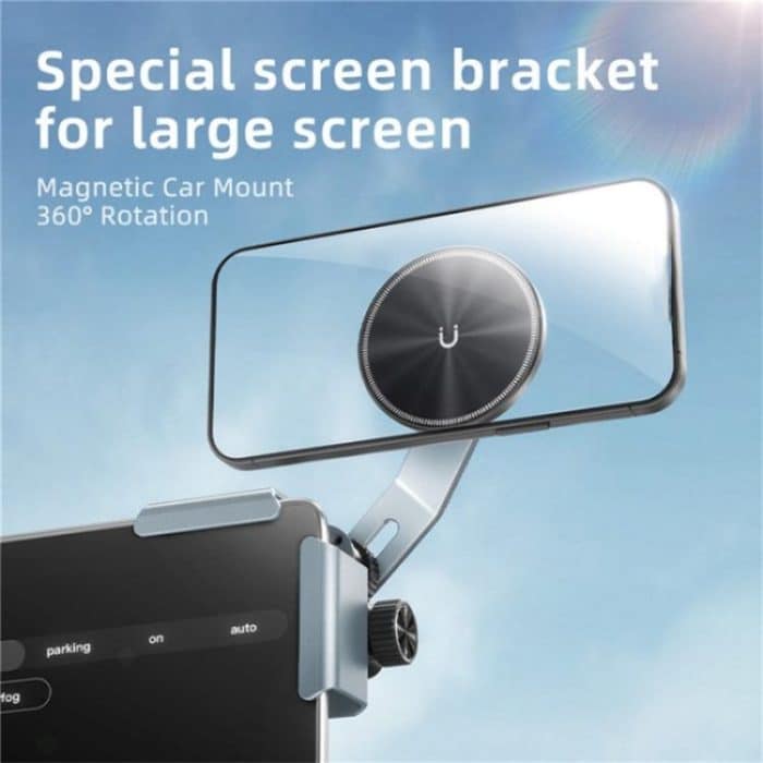 SU7Y Großes Display Fahrzeughalterung Navigationsständer für Tesla Autobildschirm Magnetischer Telefonhalter – Bild 3