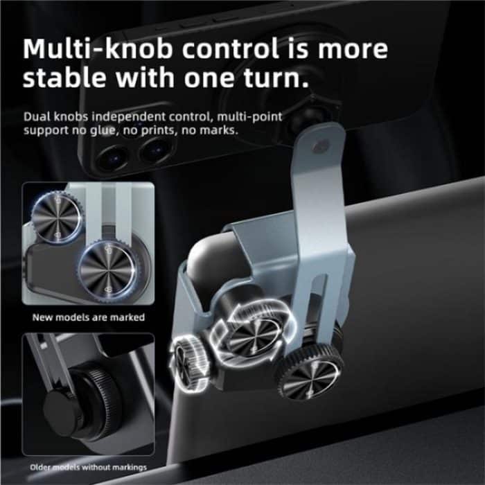 SU7Y Großes Display Fahrzeughalterung Navigationsständer für Tesla Autobildschirm Magnetischer Telefonhalter – Bild 5