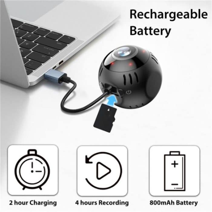 L30 Home Security Echtzeitwiedergabe Panoramaansicht Telefonüberwachung Mini Intelligente WiFi-Kamera – Bild 7