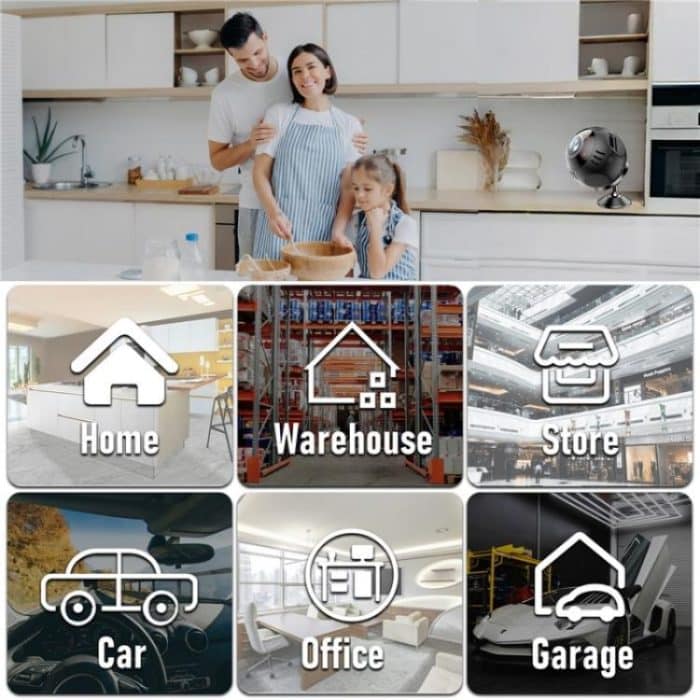 L30 Home Security Echtzeitwiedergabe Panoramaansicht Telefonüberwachung Mini Intelligente WiFi-Kamera – Bild 10