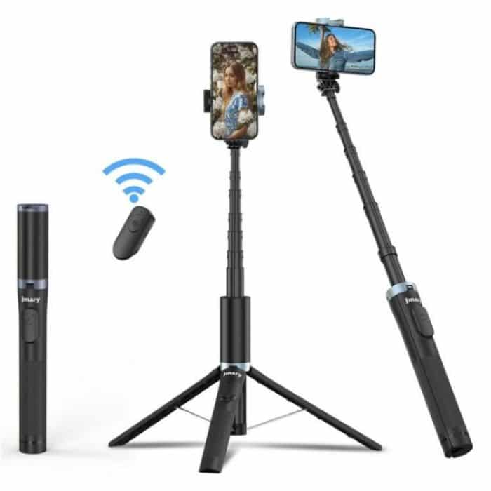 JMARY KT-259 360 Grad drehbarer Telefonclip Einziehbares Selfie-Stick-Stativ – Bild 1