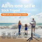 JMARY KT-259 360 Grad drehbarer Telefonclip Einziehbares Selfie-Stick-Stativ – Bild 11