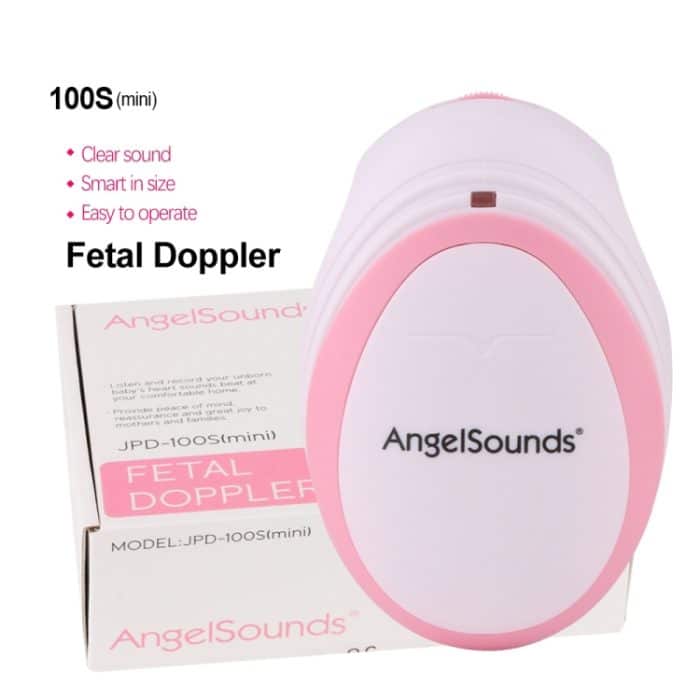 JPD-100S Mini Haushalt Fetal Doppler Pränatale Tasche Baby Ultraschall Detektor Angel Sound Herzschlag Schwangere Doppler Monitor, JPD-100S (Pink), JPD-100S (Green) – Bild 3