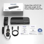 WAVLINK UG49DK1 Für Windows Mac Android 13 In 1 USB-C Hub Dual Display Docking Station, US Plug, UK Plug, EU Plug, AU Plug – Bild 10