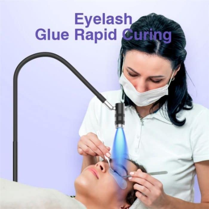AL30 360 verstellbarer Schwanenhals UV-Lampe Wimpernverlängerung/Nagelkunst 6W LED Lichthärtungstrockner – Bild 5