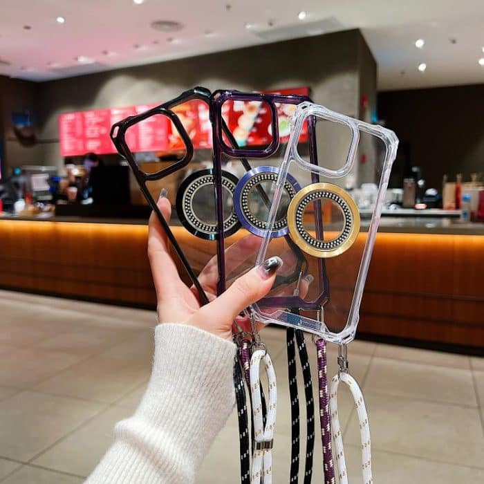 Traveler Crossbody Lanyard MagSafe Viereckige TPU-Telefonhülle, For iPhone 12 Pro Max, For iPhone 12 Pro, For iPhone 11 Pro Max, For iPhone 11, For iPhone 11 Pro – Bild 2