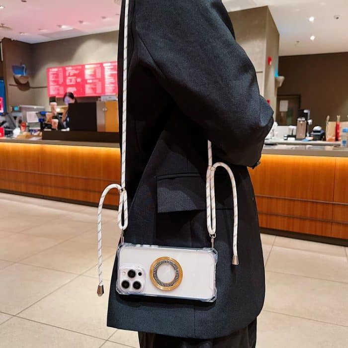 Traveler Crossbody Lanyard MagSafe Viereckige TPU-Telefonhülle, For iPhone 12 Pro Max, For iPhone 12 Pro, For iPhone 11 Pro Max, For iPhone 11, For iPhone 11 Pro – Bild 6