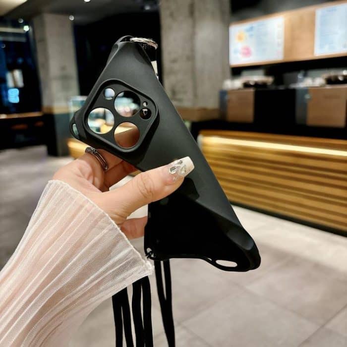 Crossbody Liquid TPU Vier-Ecken-Stoßfeste Handyhülle, For iPhone 15 Plus, For iPhone 15, For iPhone 14 Plus, For iPhone 14, For iPhone 14 Pro, For iPhone 14 Pro Max – Bild 3