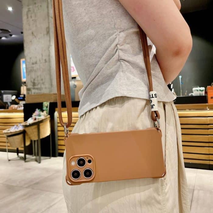 Crossbody Liquid TPU Vier-Ecken-Stoßfeste Handyhülle, For iPhone 15 Plus, For iPhone 15, For iPhone 14 Plus, For iPhone 14, For iPhone 14 Pro, For iPhone 14 Pro Max – Bild 6