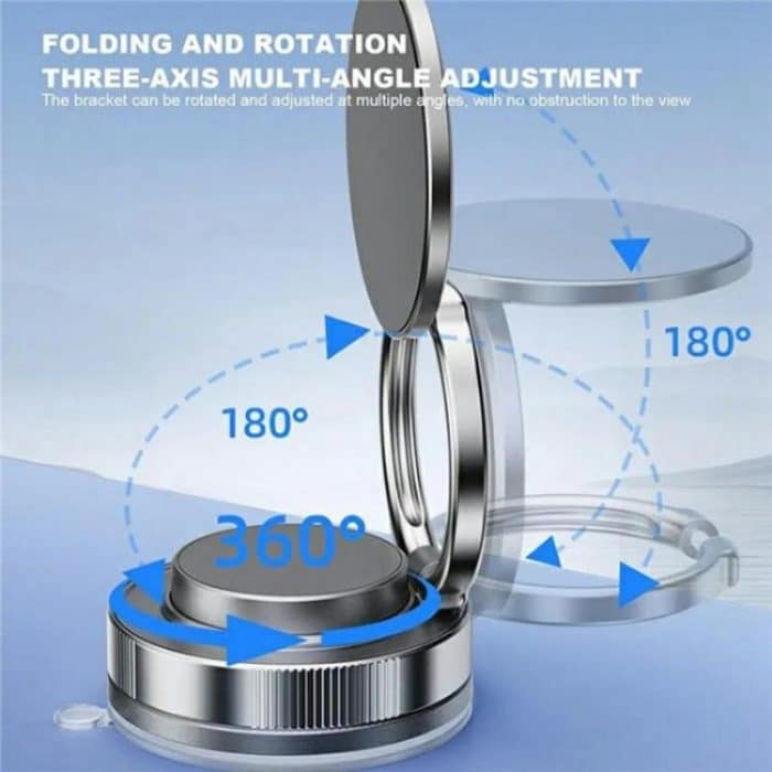 T28 Home Use Multifunctional Car Phone Holder Desktop Vacuum Suction Magnetic Stand, T28 (Black), T28 (White) – Bild 5