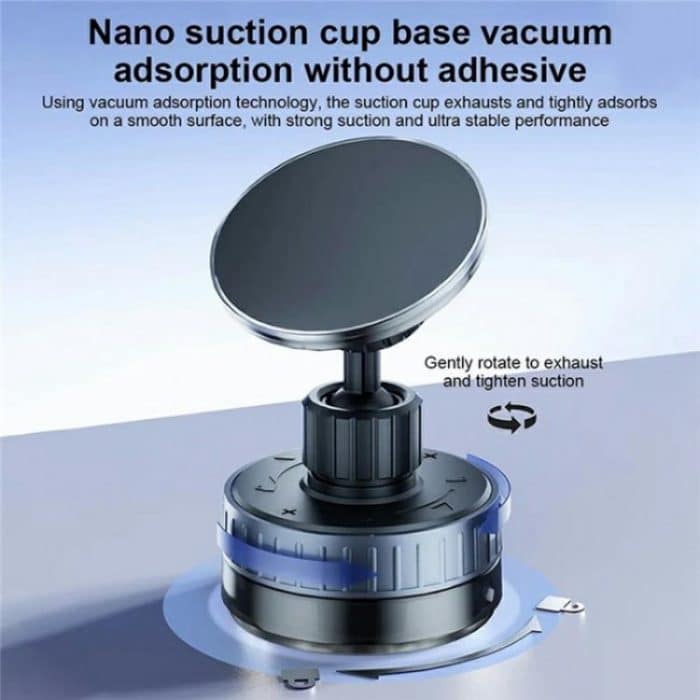 T26 Multi-Winkel verstellbarer Vakuum-Saugständer Magnetischer Autotelefonhalter – Bild 5