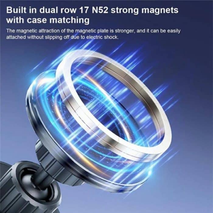 T26 Multi-Winkel verstellbarer Vakuum-Saugständer Magnetischer Autotelefonhalter – Bild 7