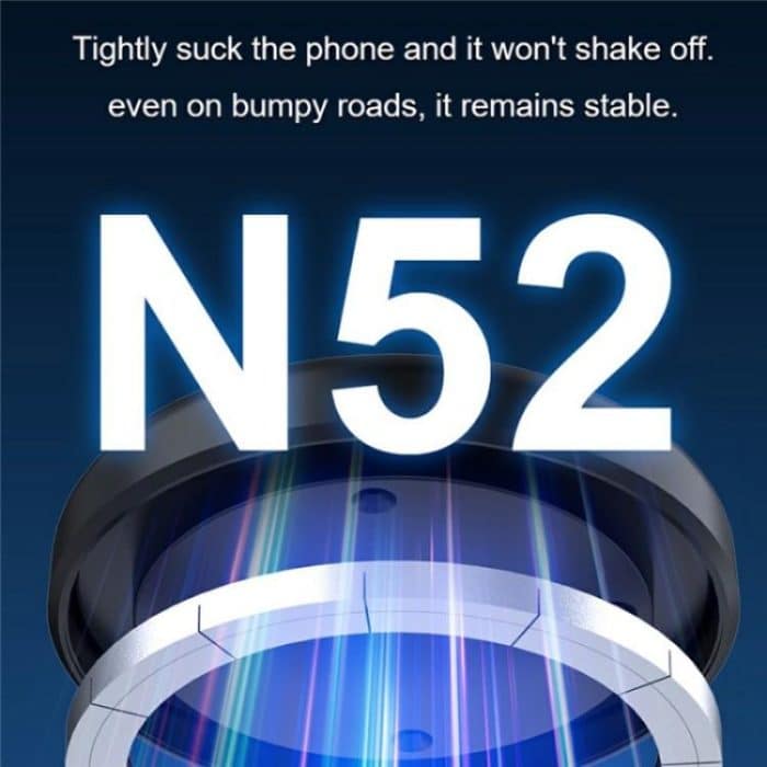 V1 Ausziehbarer elektrischer Saug-Magnet-Klappständer Universal-Auto-Armaturenbrett-Telefonhalter – Bild 5