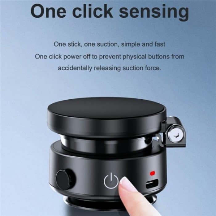 V1 Ausziehbarer elektrischer Saug-Magnet-Klappständer Universal-Auto-Armaturenbrett-Telefonhalter – Bild 7