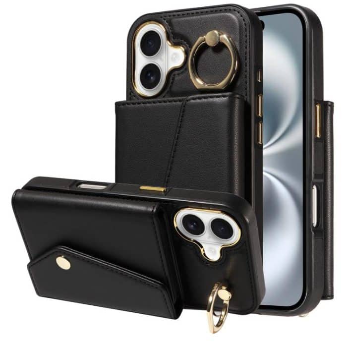 SYA002806904A.jpg Diagonal Crossbody Ring Organ Wallet Leather Back Phone Case, For iPhone 16, For iPhone 15 Pro Max, For iPhone 15 Pro – Bild 1