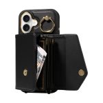 Diagonal Crossbody Ring Organ Wallet Leather Back Phone Case, For iPhone 16, For iPhone 15 Pro Max, For iPhone 15 Pro – Bild 4