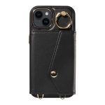 Diagonal Crossbody Ring Organ Wallet Leather Back Phone Case, For iPhone 14, For iPhone 14 Pro, For iPhone 14 Pro Max – Bild 3