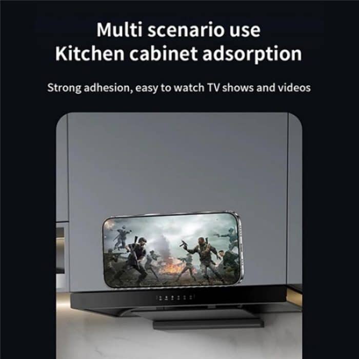 D2 3-Achsen-Klapp-Magnet-Saugnapf 360-Grad-Drehung Telefonständer Autotelefonhalter – Bild 9