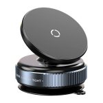 K009 360 Degree Rotation Navigation Holder Mechanical Vacuum Suction Magnetic Car Stand, K009 (Black), K009 (White)