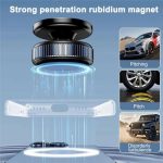 K009 360 Degree Rotation Navigation Holder Mechanical Vacuum Suction Magnetic Car Stand, K009 (Black), K009 (White) – Bild 6