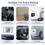 K009 360 Degree Rotation Navigation Holder Mechanical Vacuum Suction Magnetic Car Stand, K009 (Black), K009 (White) – Bild 7