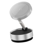 F1 Dashboard Mount Strong Suction Navigation Stand Universal Magnetic Car Phone Holder, F1 (Silver), F1 (Tarnish)