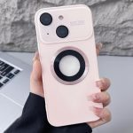 Plating MagSafe Handyhülle mit großem Fenster, For iPhone 14 Plus, For iPhone 14, For iPhone 14 Pro, For iPhone 14 Pro Max