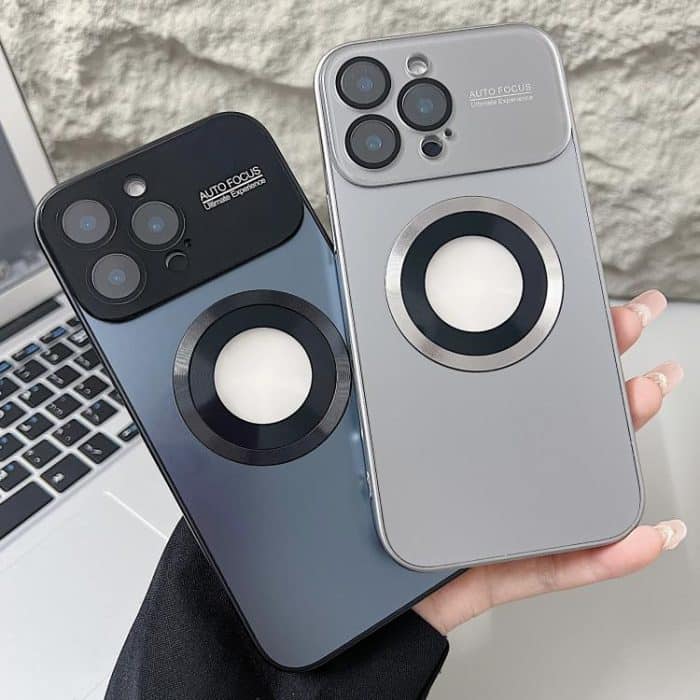 Plating MagSafe Handyhülle mit großem Fenster, For iPhone 11 Pro – Bild 2